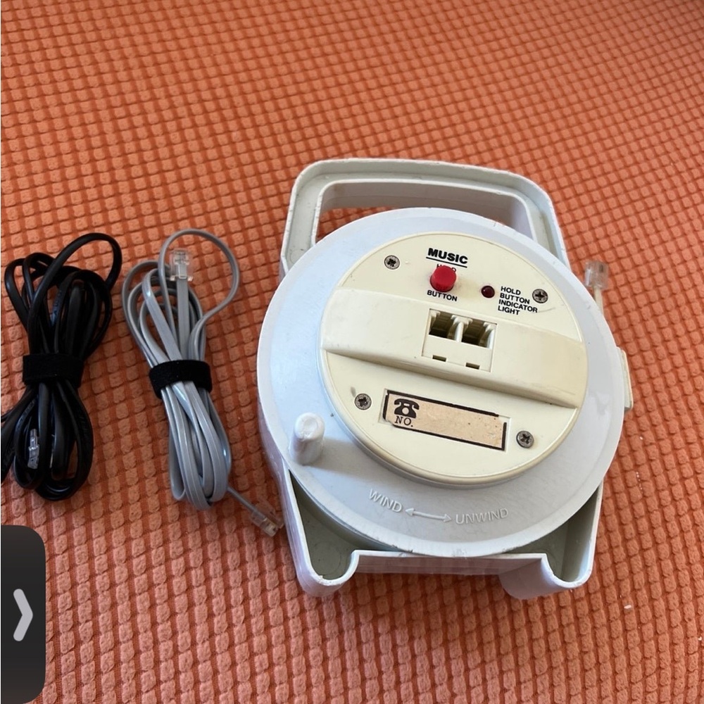 Reel extented Telephone Cable Lines+ 2 lines with Music
